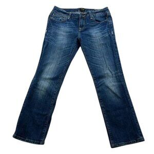 Anoname Jeans Capri Medium Wash Straight Low Rise Women's Size 30